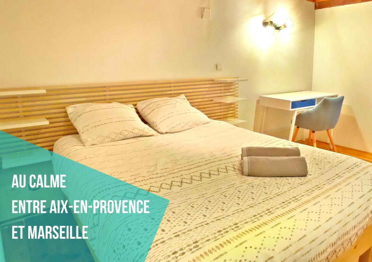 Entre Aix Et Marseille - Petite Maison A Auriol Екстериор снимка